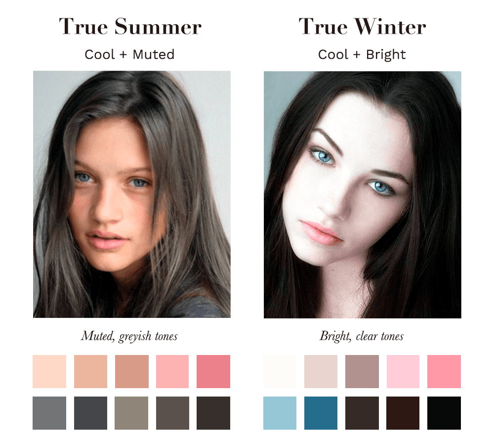 True Summer vs True Winter What Is The Difference? the concept wardrobe